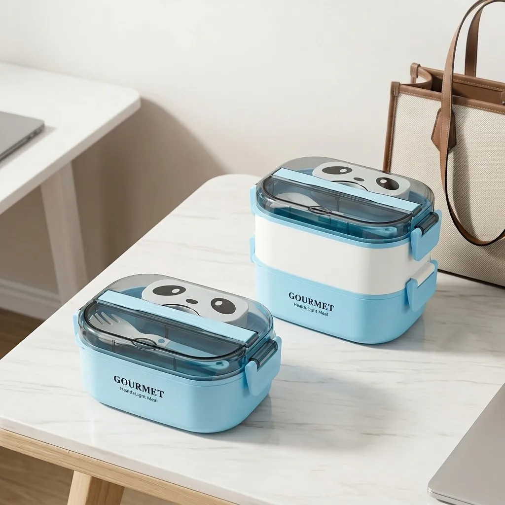 Microwavable Plastic Bento Box - Meal Prep Or Prep Meal ulasan dan harga