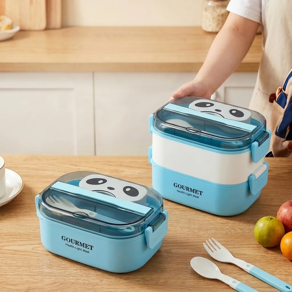 Microwavable Bento Lunch Box K - Meal Prep Or Prep Meal ulasan dan harga