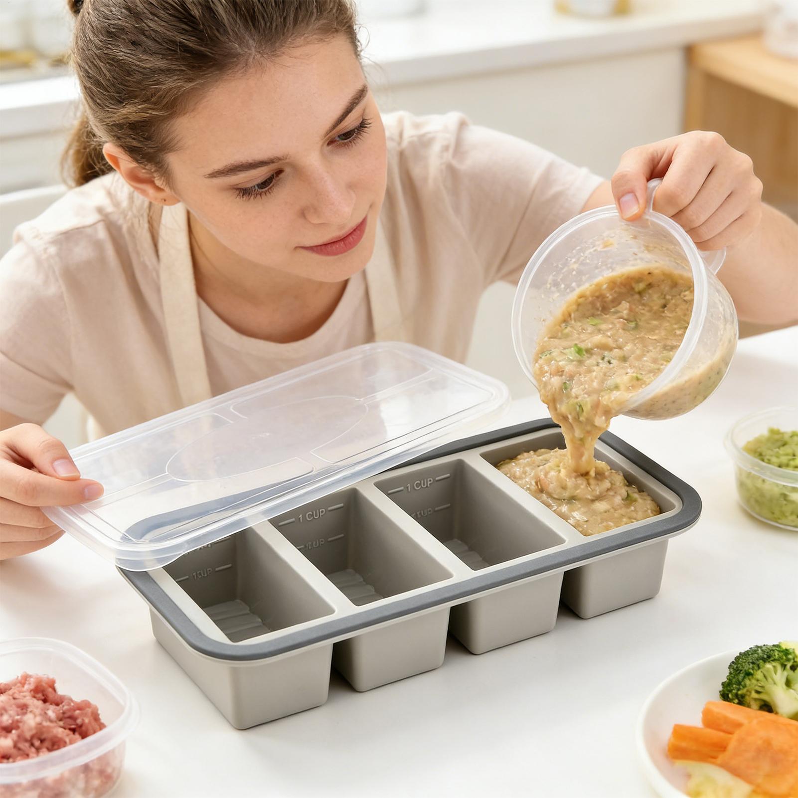 Silicone Freezer Molds Easy Re - Meal Prep Template ulasan dan harga