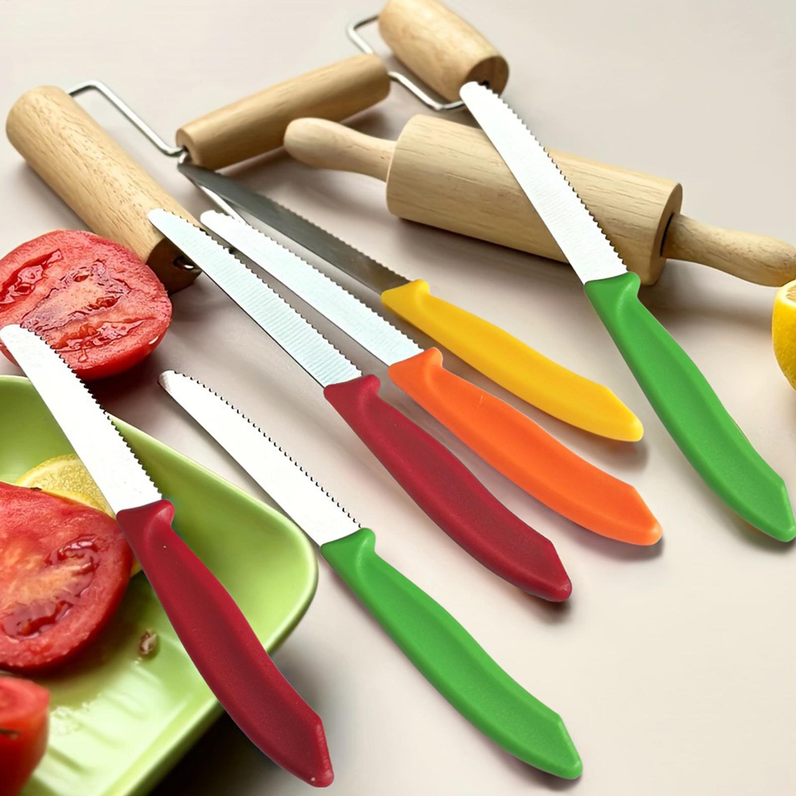 Serrated Steak Cutter 5 Pieces - Meal Prep Kitchen ulasan dan harga