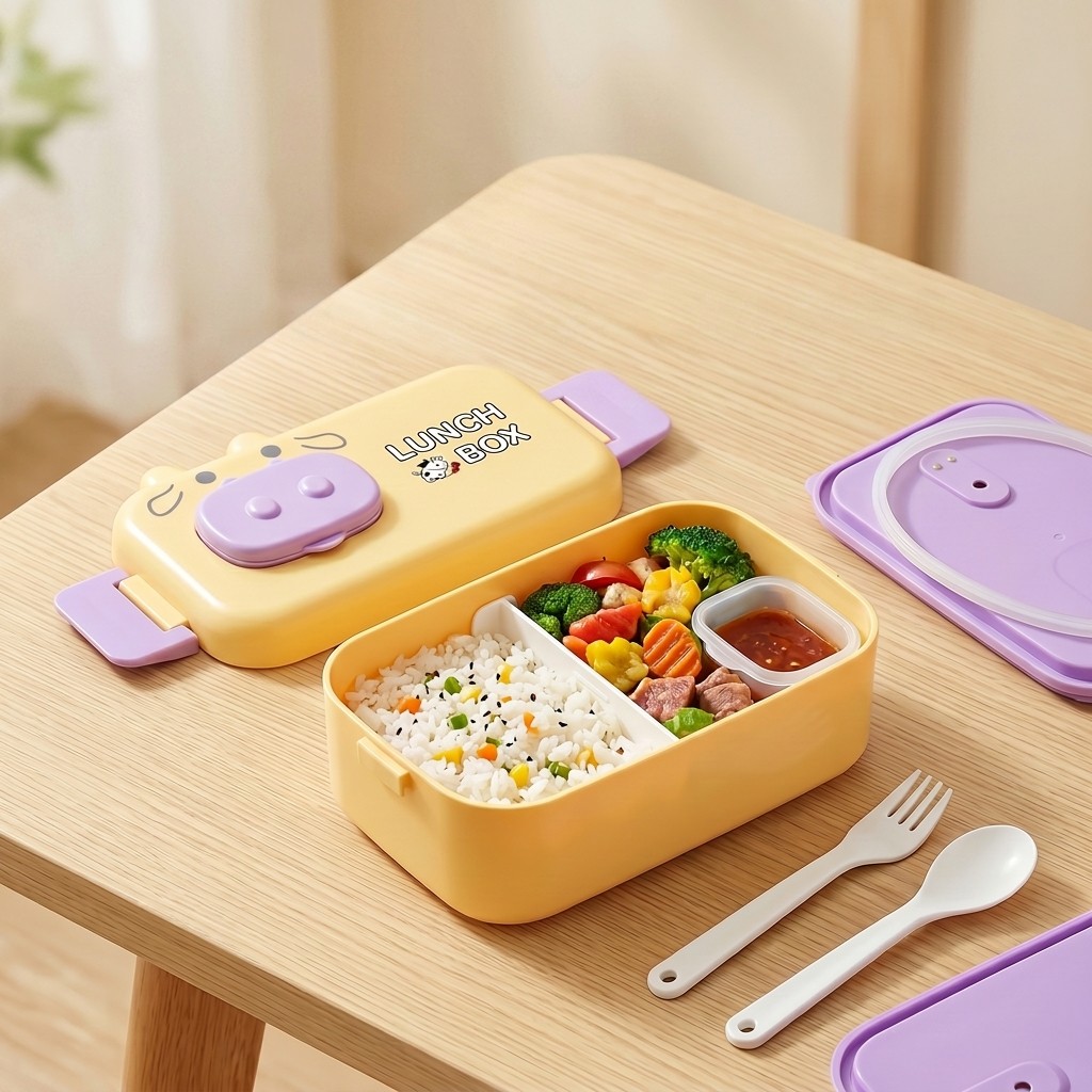 Kids Bento Lunch Box Microwava - Meal Prep Or Prep Meal ulasan dan harga