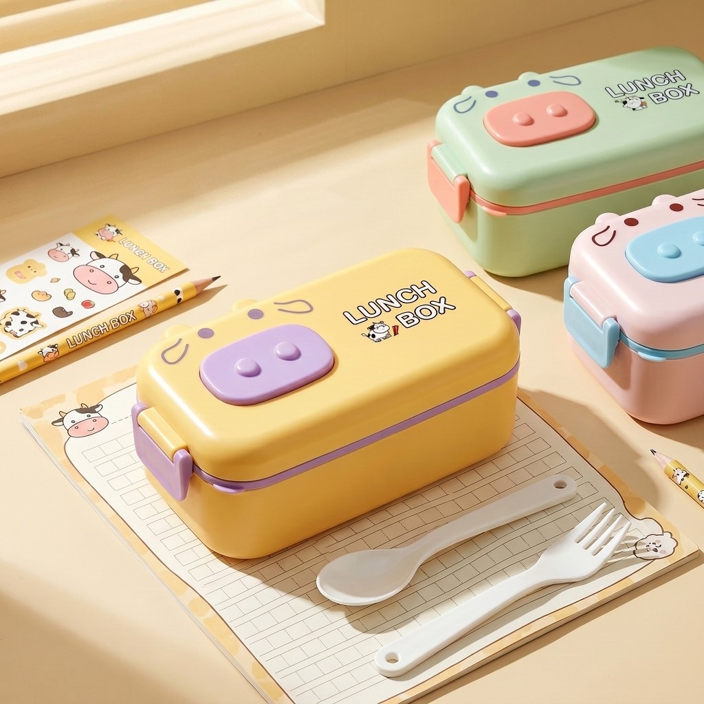 Kids Bento Lunch Box Microwava - Meal Prep Or Prep Meal ulasan dan harga