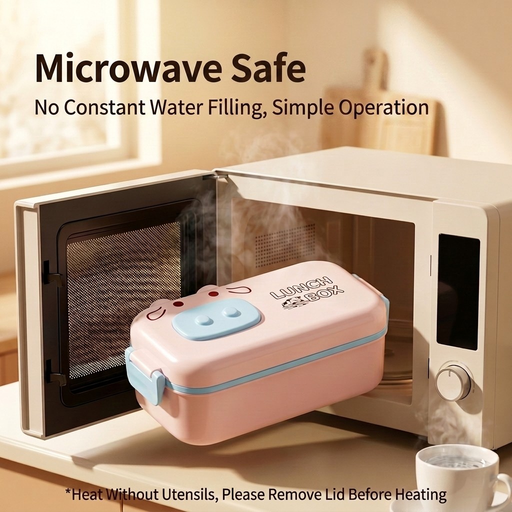 Kids Bento Lunch Box Microwava - Meal Prep Or Prep Meal ulasan dan harga