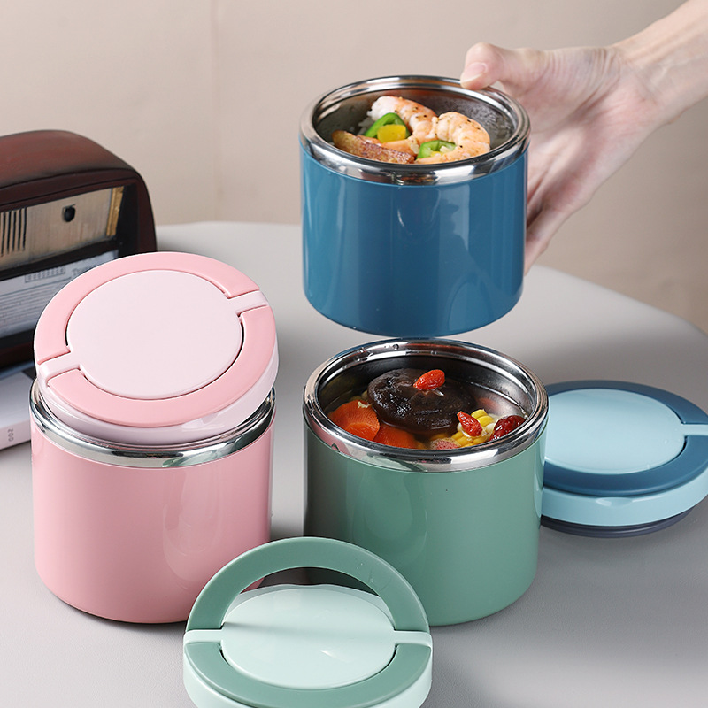 630/1000ml Insulated Food Jar, - Meal Prep Bowl ulasan dan harga