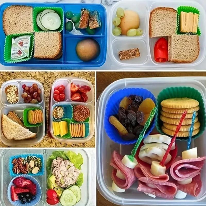 Lunch Box Divider Cup Reusable - Meal Prep Template ulasan dan harga