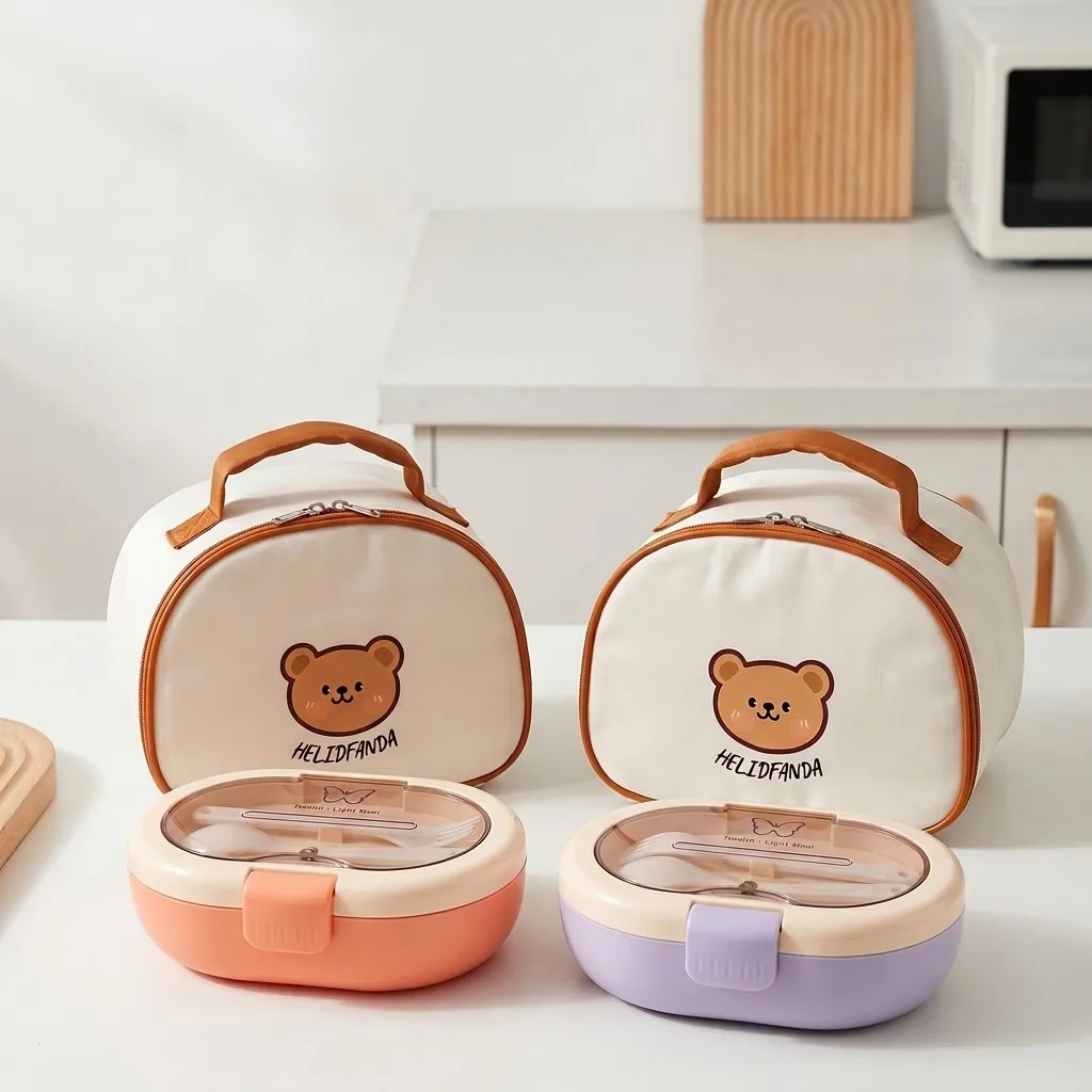 Portable Plastic Bento Lunch B - Meal Prep Or Prep Meal ulasan dan harga