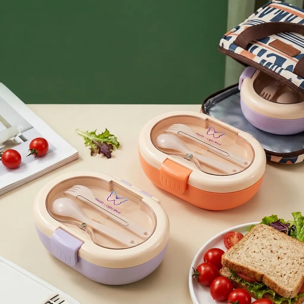 Portable Plastic Bento Lunch B - Meal Prep Or Prep Meal ulasan dan harga