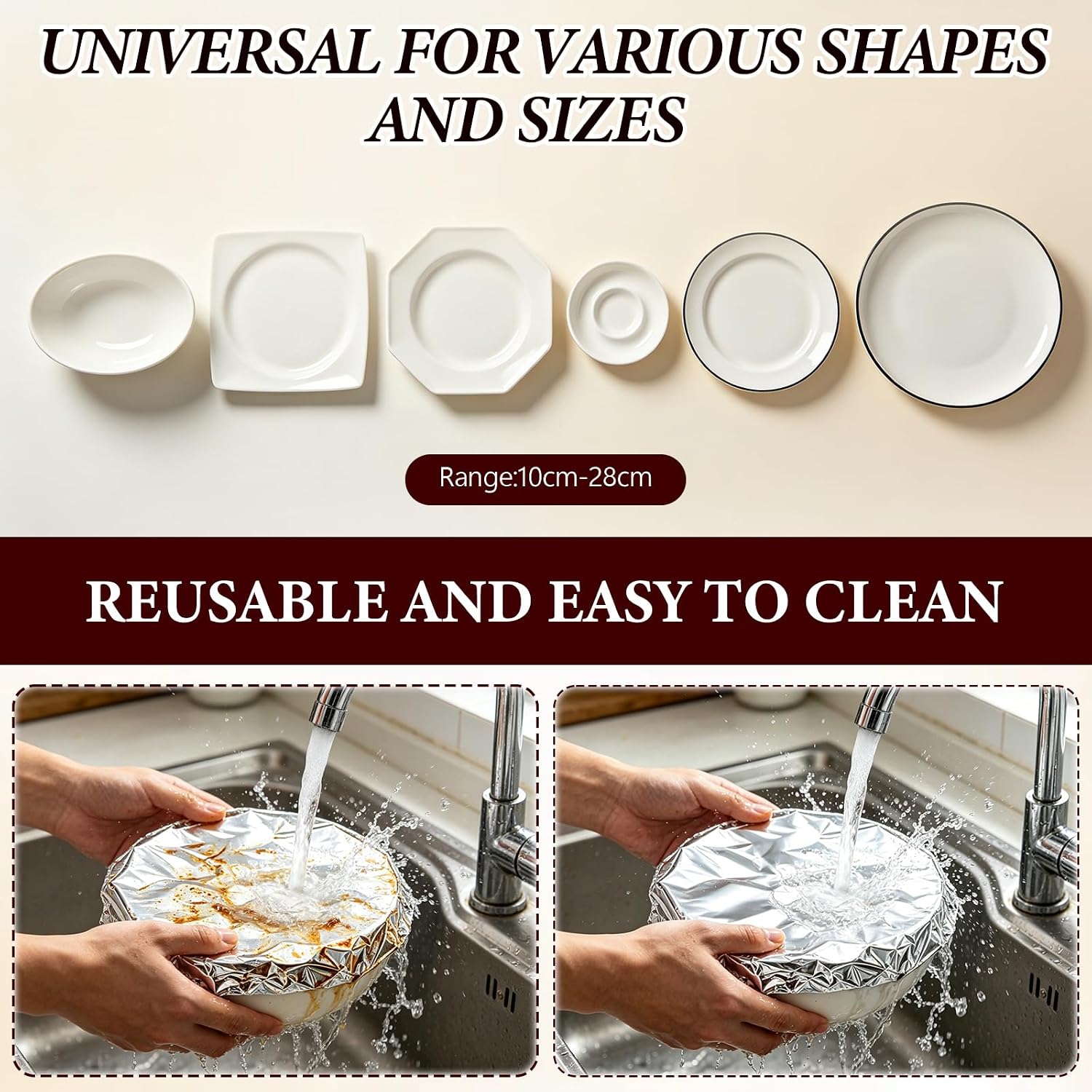 Reusable Aluminum Foil Food Co - Meal Prep Bowl ulasan dan harga
