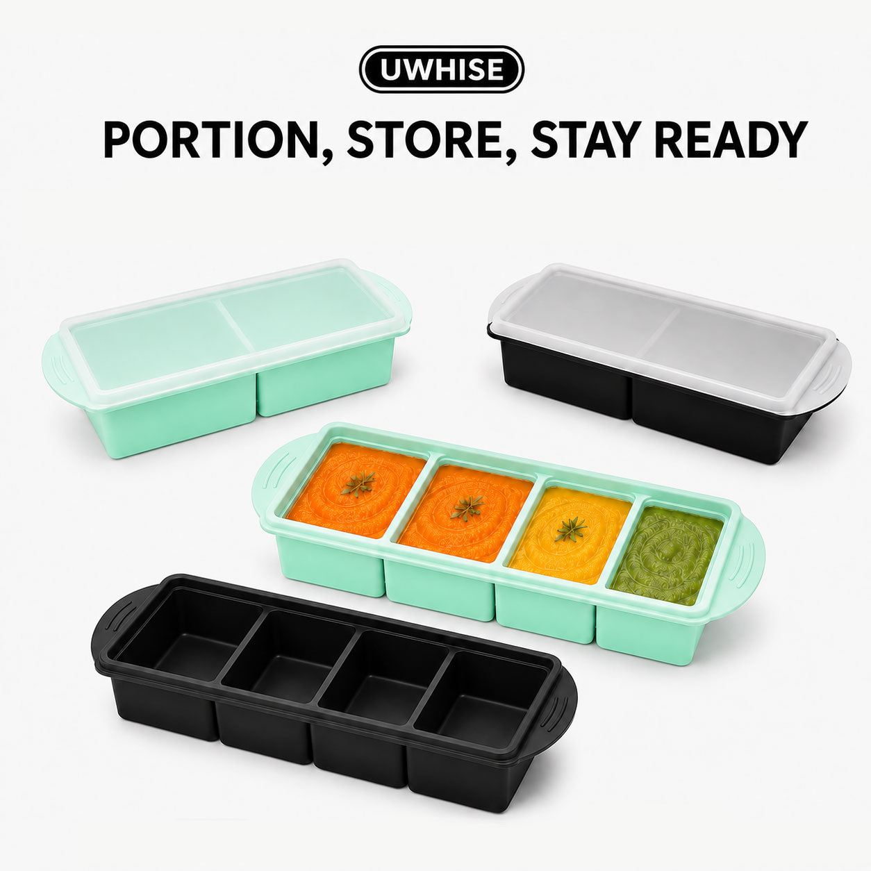 Uwhise Silicone Soup Freezer T - Meal Prep Template ulasan dan harga