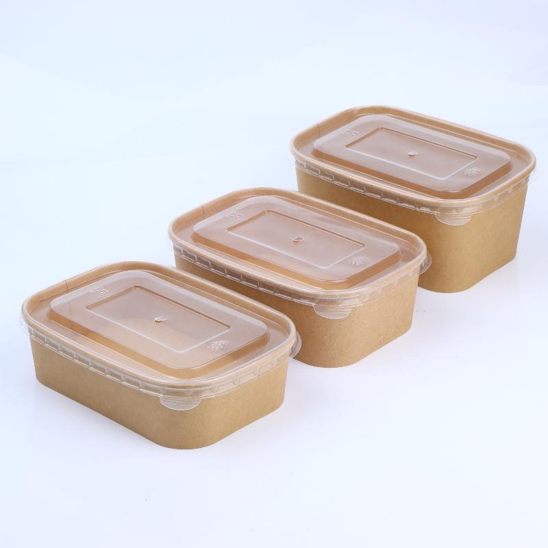 10Pcs Square Disposable Kraft  - Meal Prep Bowl ulasan dan harga