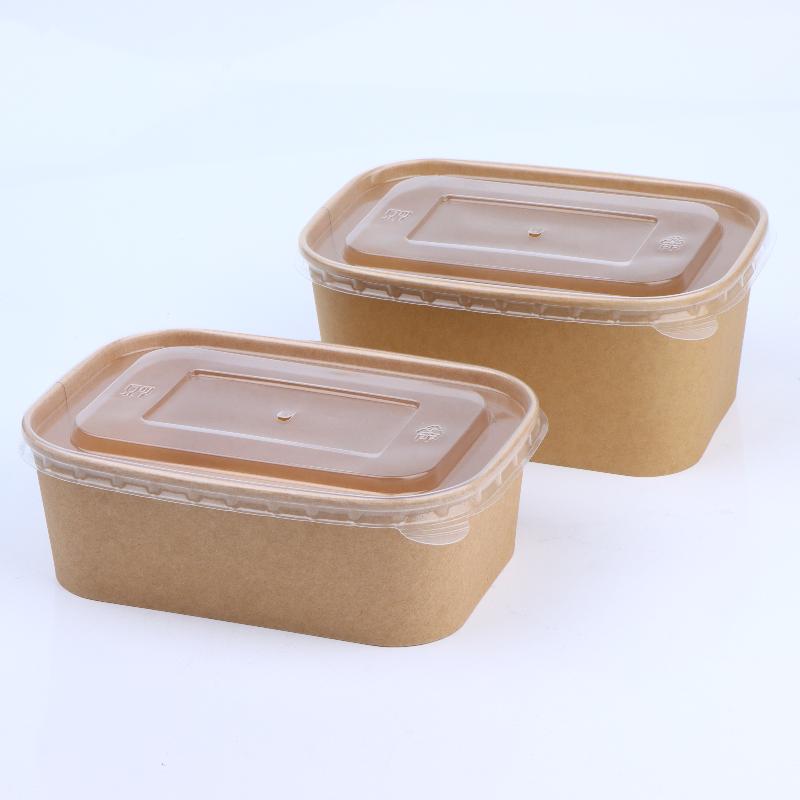 10Pcs Square Disposable Kraft  - Meal Prep Bowl ulasan dan harga
