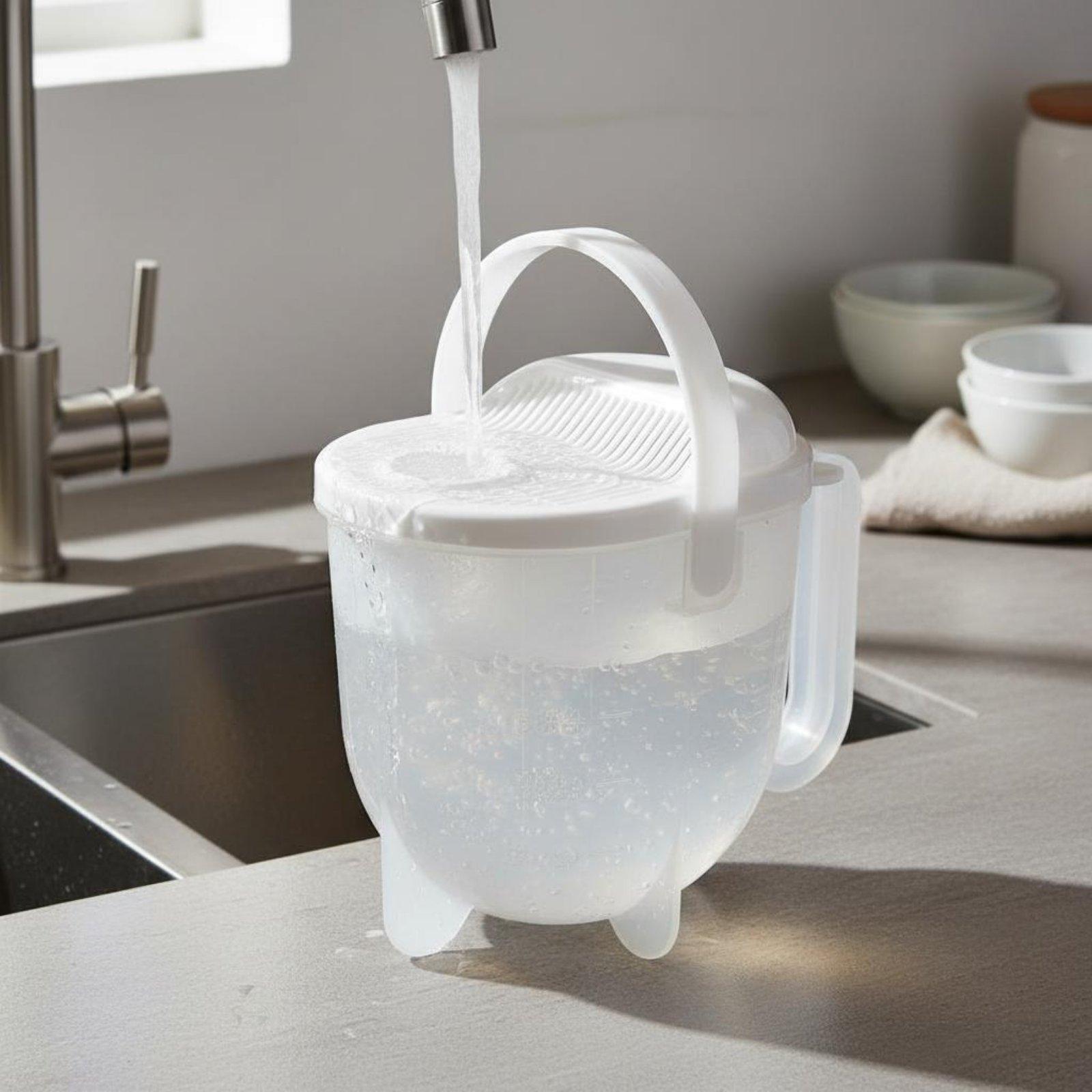 Hands Free Rice Rinsing Basket - Meal Prep With Rice ulasan dan harga