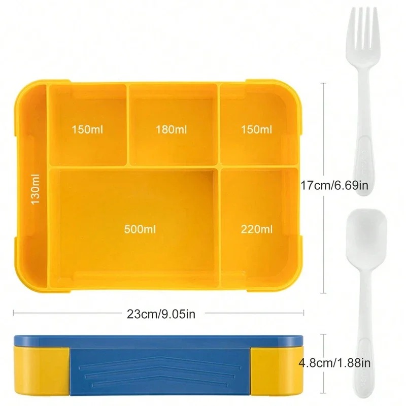 1330ML Bento Lunch Box Kids Ad - Meal Prep Or Prep Meal ulasan dan harga
