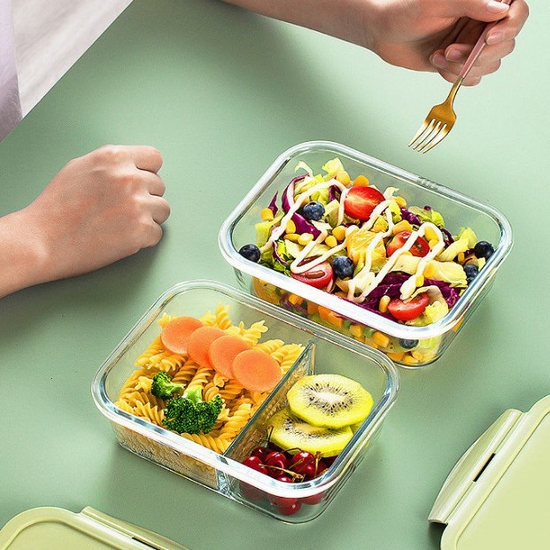 Home Kitchen Minimalist Glass  - Meal Prep Bowl ulasan dan harga