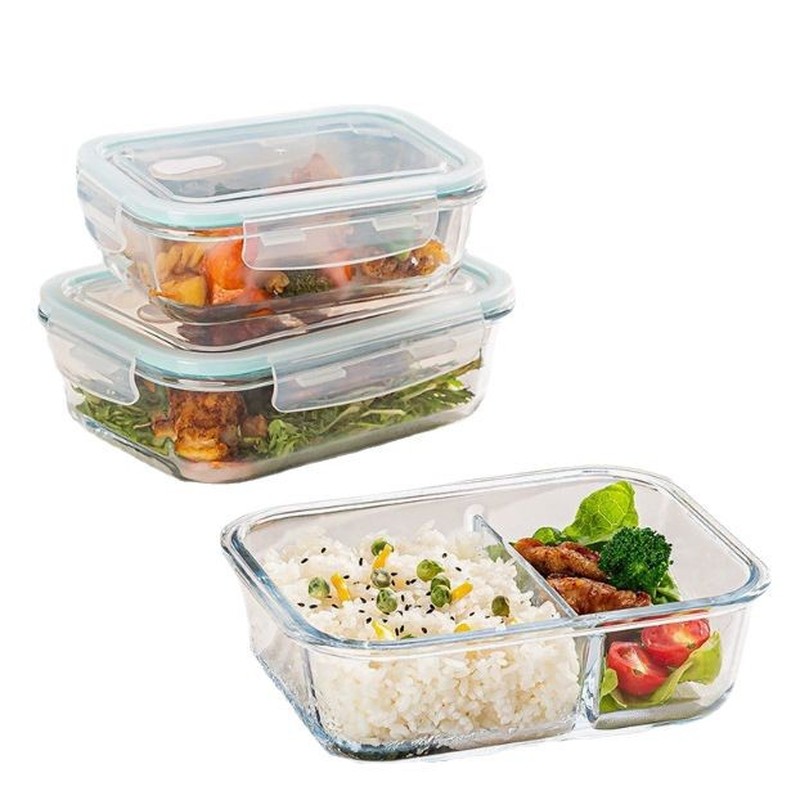 Home Kitchen Minimalist Glass  - Meal Prep Bowl ulasan dan harga