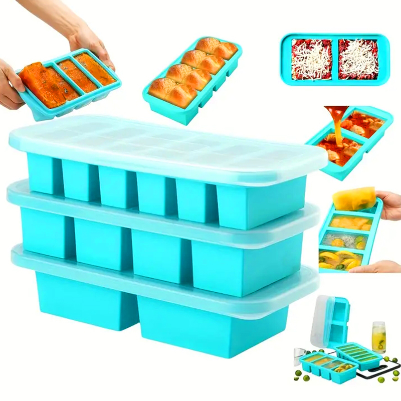 2 or 3-piece Silicone Freezer  - Meal Prep Or Prep Meal ulasan dan harga