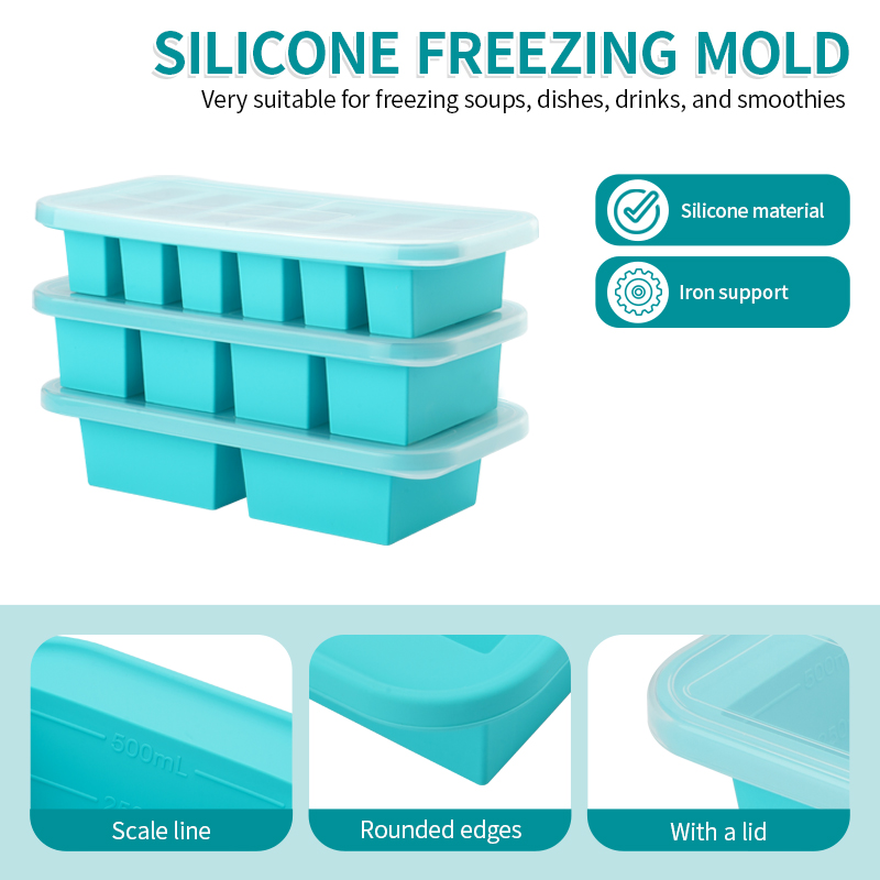 2 or 3-piece Silicone Freezer  - Meal Prep Or Prep Meal ulasan dan harga