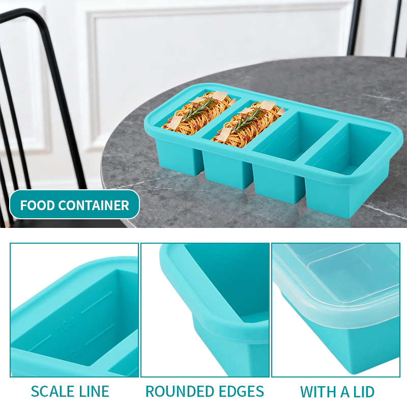 2 or 3-piece Silicone Freezer  - Meal Prep Or Prep Meal ulasan dan harga