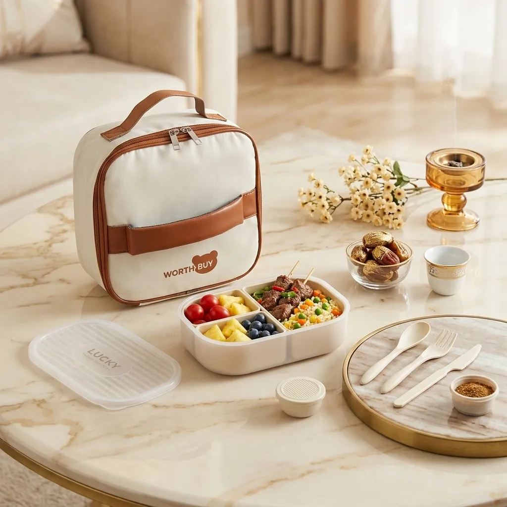3 Compartment Plastic Bento Lu - Meal Prep Or Prep Meal ulasan dan harga