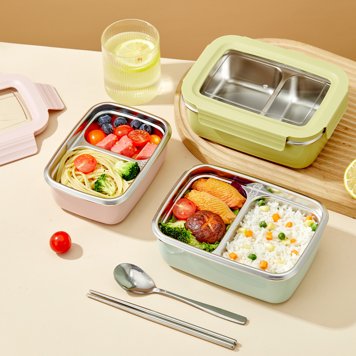 Microwave 304 Stainless Steel  - Meal Prep Bowl ulasan dan harga
