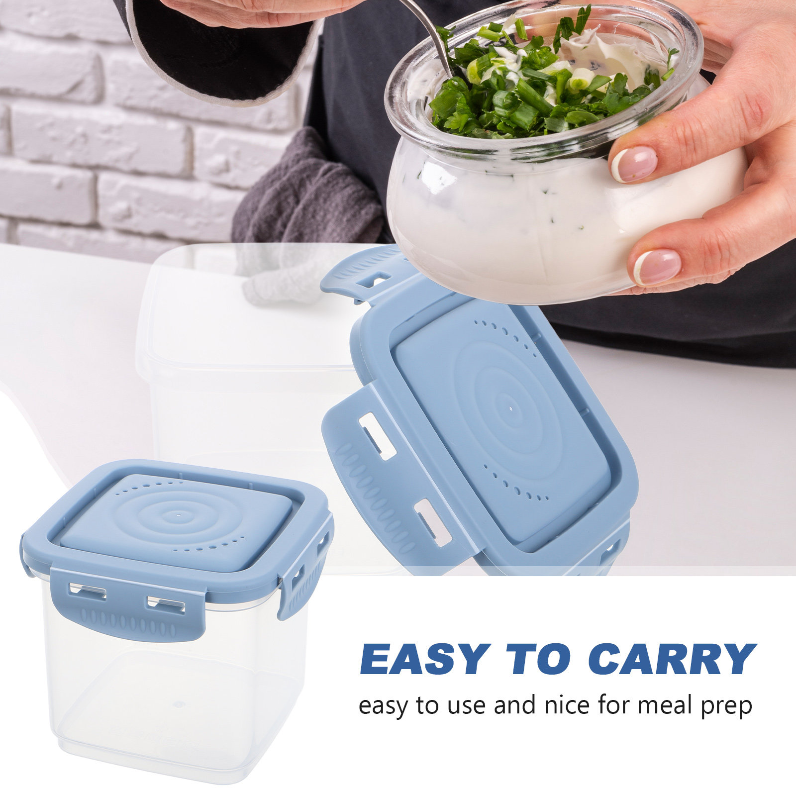 Soup Storage Container 600Ml F - Meal Prep With Rice ulasan dan harga