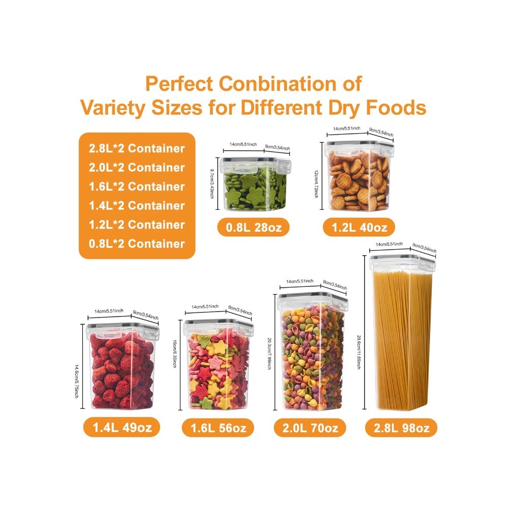 24Pcs Sealed Food Storage Cont - Meal Prep With Rice ulasan dan harga