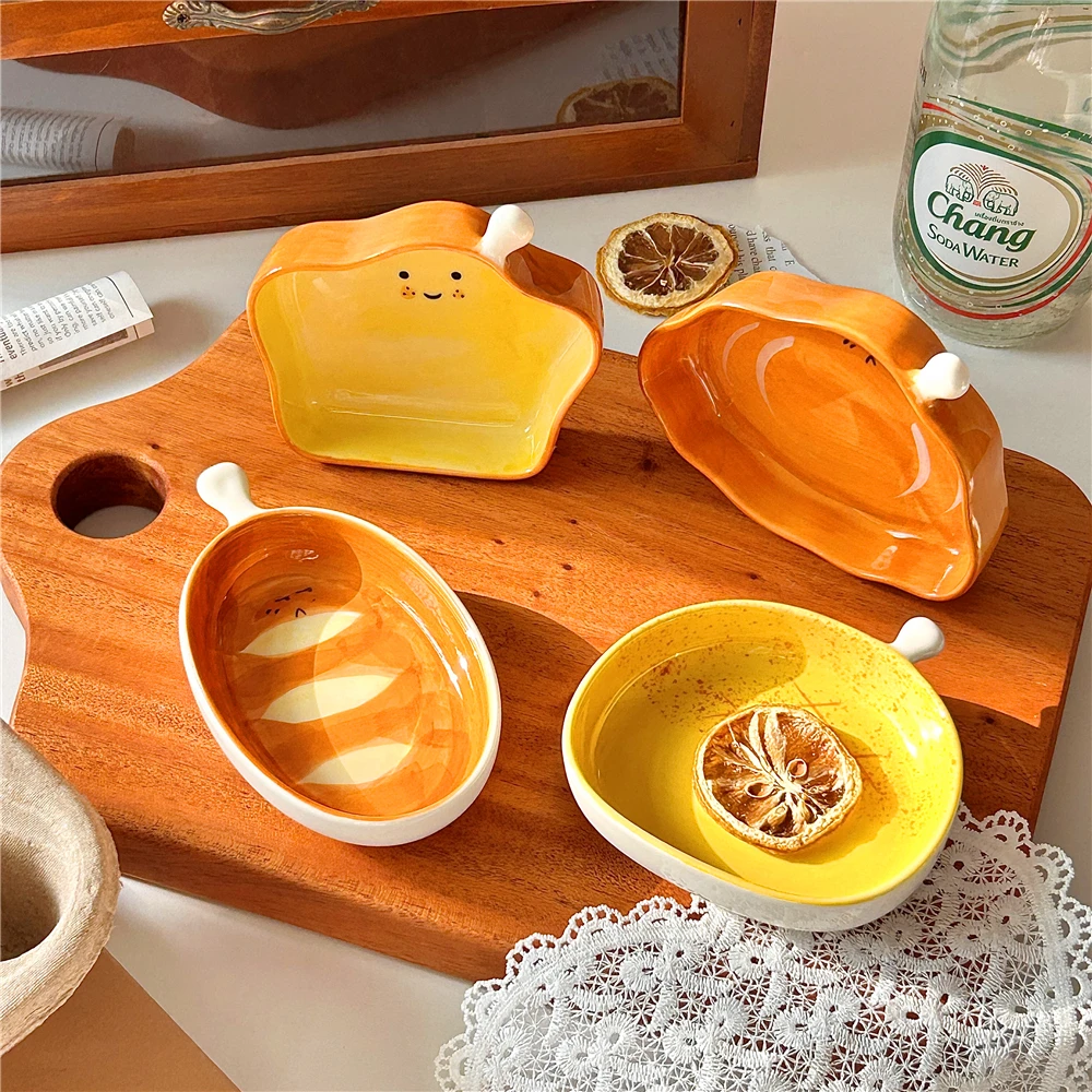 Creative Bread Shaped Ceramic  - Sauce Dipping Cup ulasan dan harga
