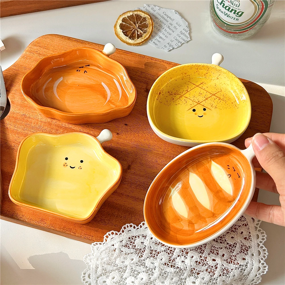 Creative Bread Shaped Ceramic  - Sauce Dipping Cup ulasan dan harga