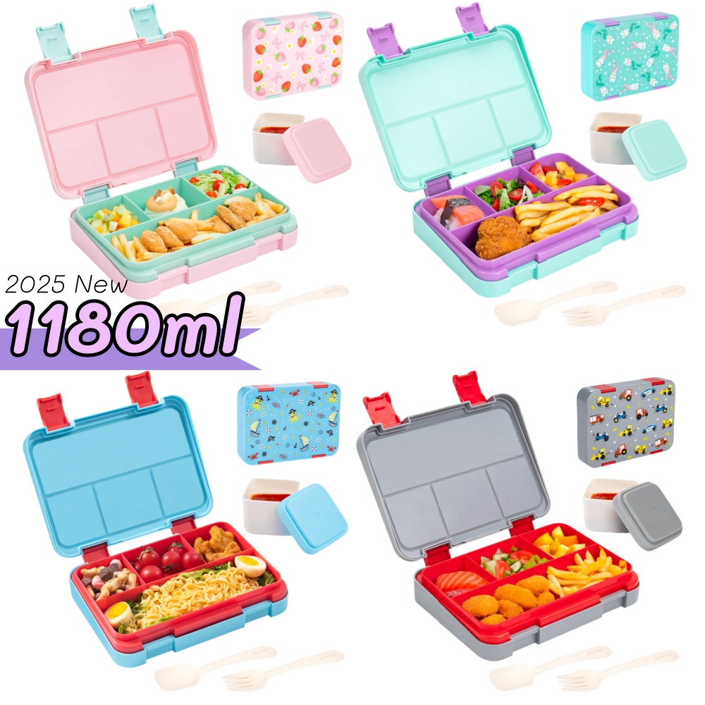 40oz Cartoon Pattern Bento Lun - Meal Prep Or Prep Meal ulasan dan harga