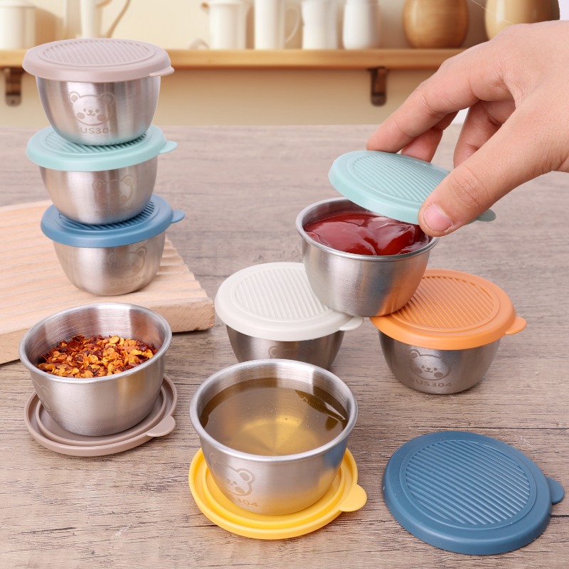 10/1pc 50ml Leakproof Stainles - Sauce Dipping Cup ulasan dan harga