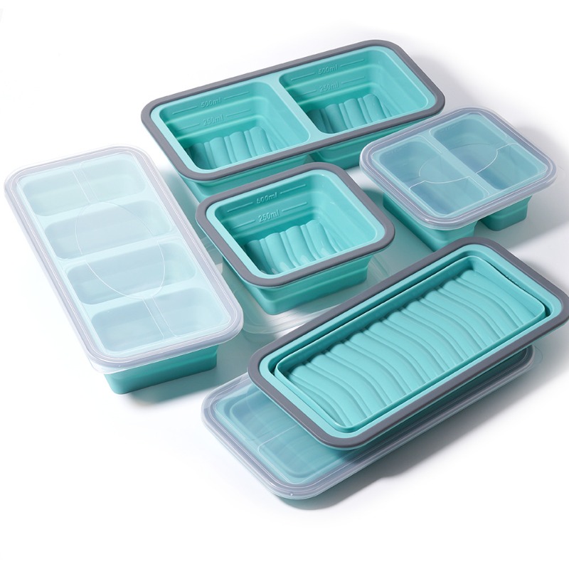 Freezer Tray with Lid 2 pcs Si - Meal Prep Template ulasan dan harga