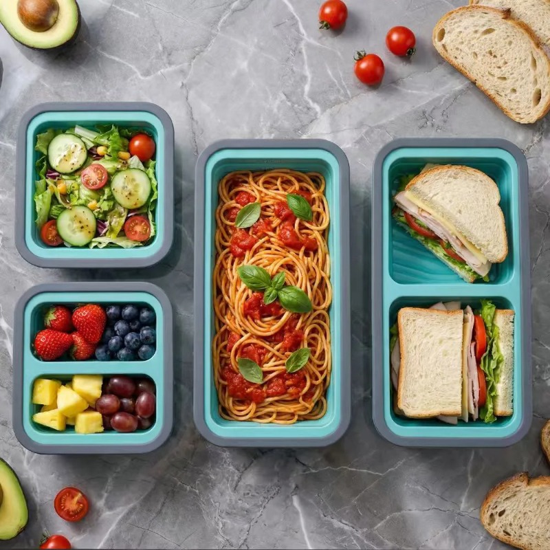 Freezer Tray with Lid 2 pcs Si - Meal Prep Template ulasan dan harga