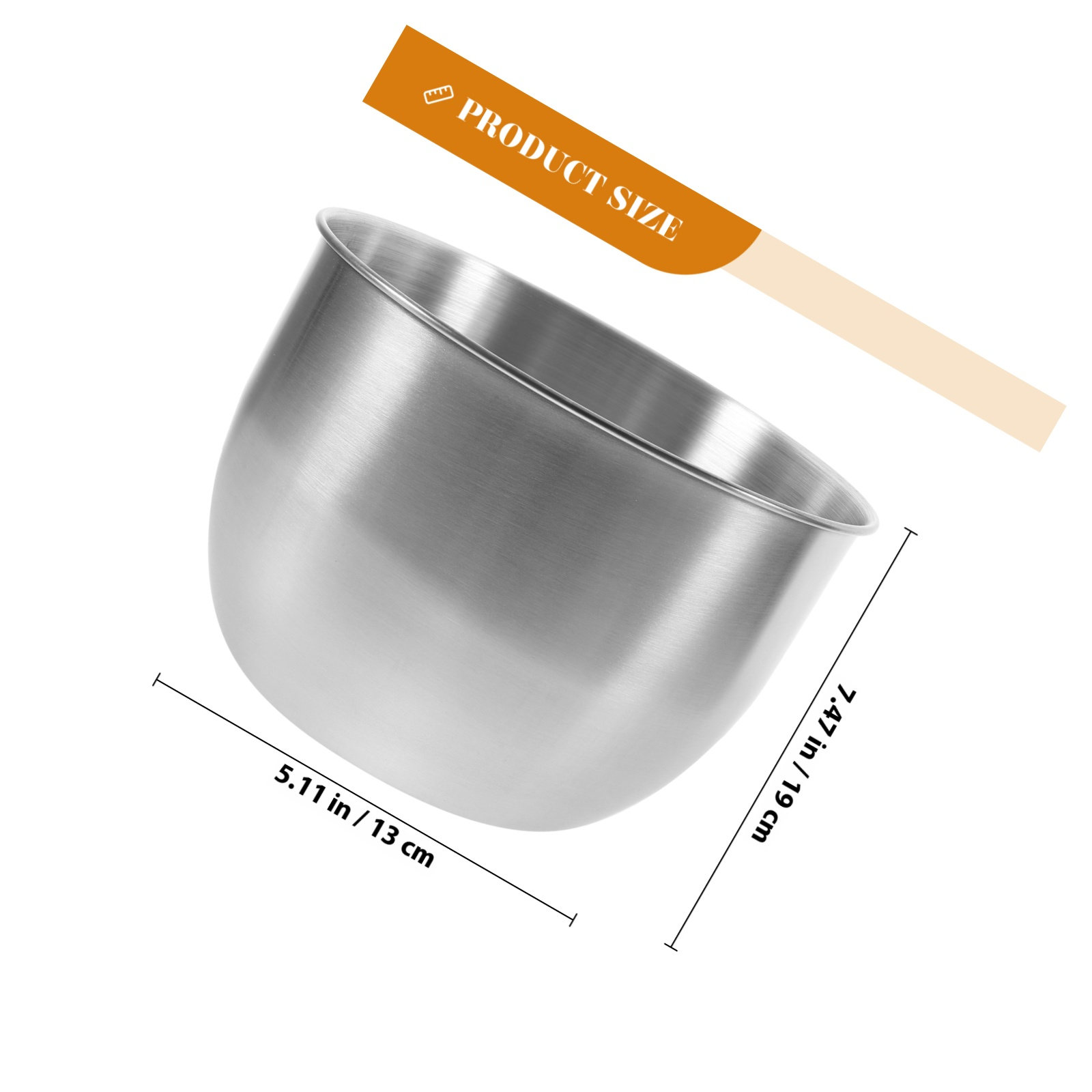 Deep Stainless Steel Mixing Bo - Meal Prep Bowl ulasan dan harga